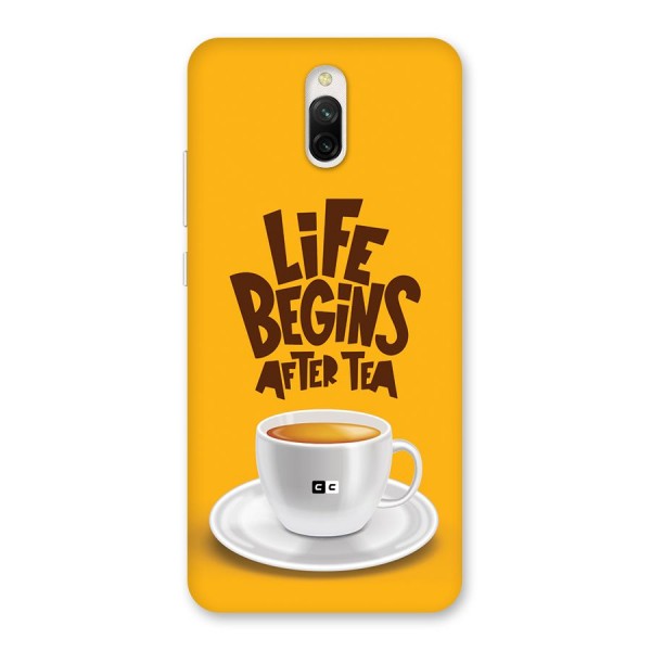 Begins After Tea Back Case for Redmi 8A Dual