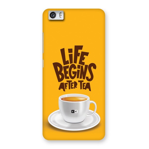 Begins After Tea Back Case for Redmi Mi 5