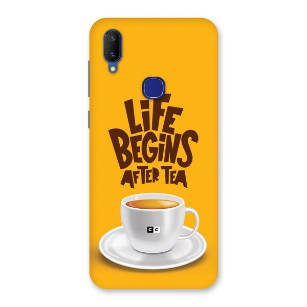 Begins After Tea Back Case for Vivo V11