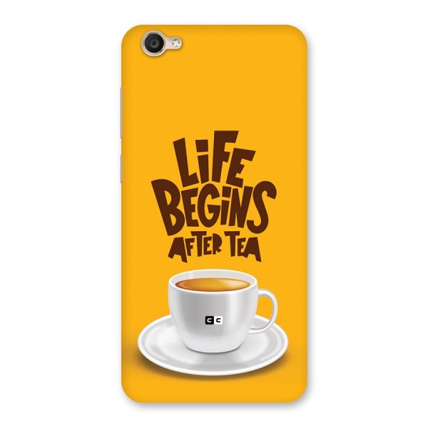 Begins After Tea Back Case for Vivo Y55s