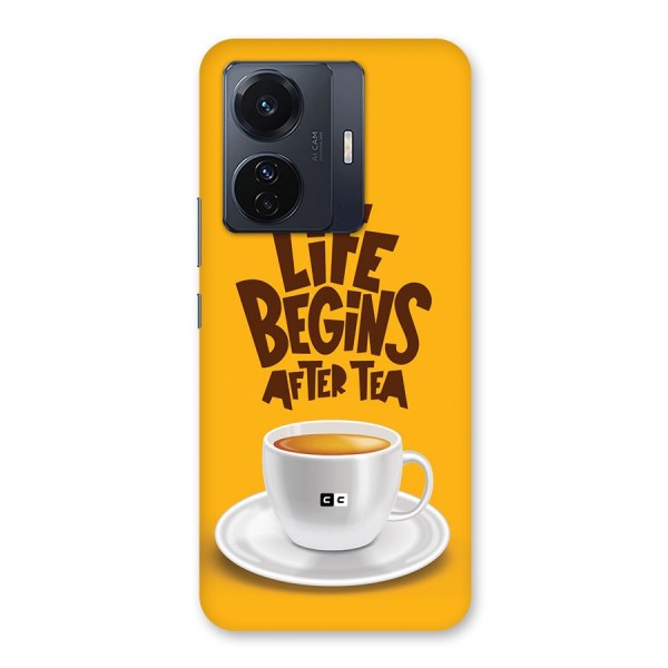 Begins After Tea Back Case for Vivo iQOO Z6 Pro