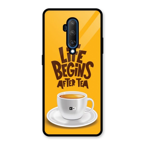 Begins After Tea Glass Back Case for OnePlus 7T Pro