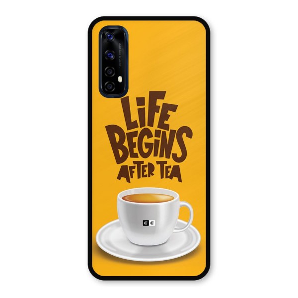 Begins After Tea Metal Back Case for Realme 7