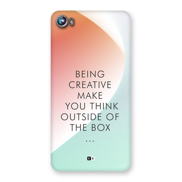 Being Creative Back Case for Canvas Fire 4 (A107)