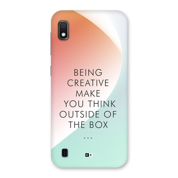 Being Creative Back Case for Galaxy A10