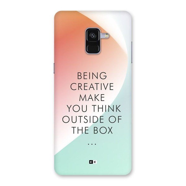 Being Creative Back Case for Galaxy A8 Plus