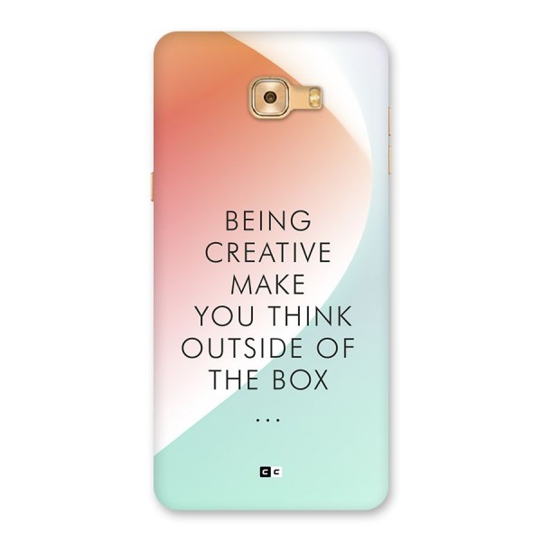 Being Creative Back Case for Galaxy C9 Pro