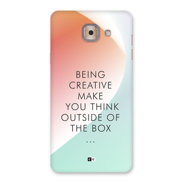 Being Creative Back Case for Galaxy J7 Max