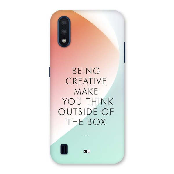 Being Creative Back Case for Galaxy M01