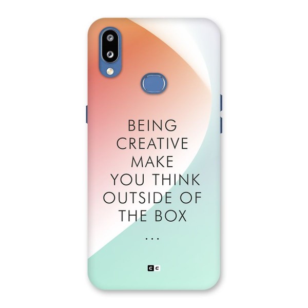 Being Creative Back Case for Galaxy M01s