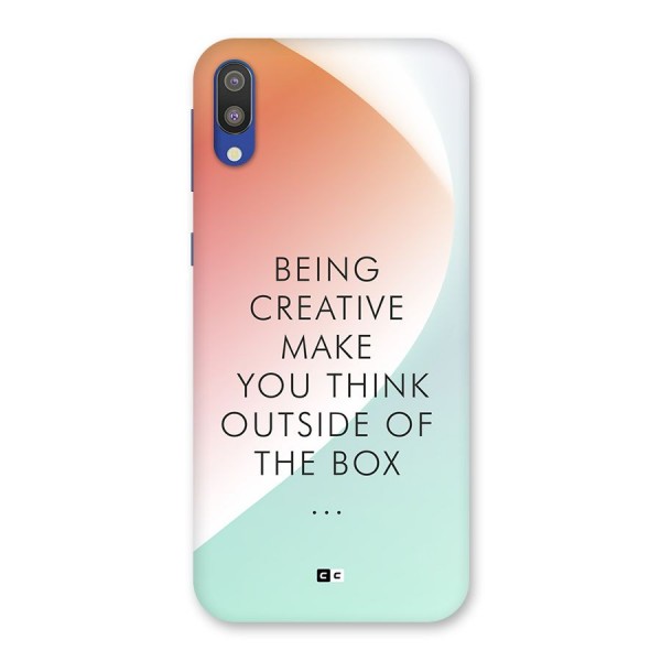 Being Creative Back Case for Galaxy M10