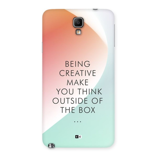 Being Creative Back Case for Galaxy Note 3 Neo