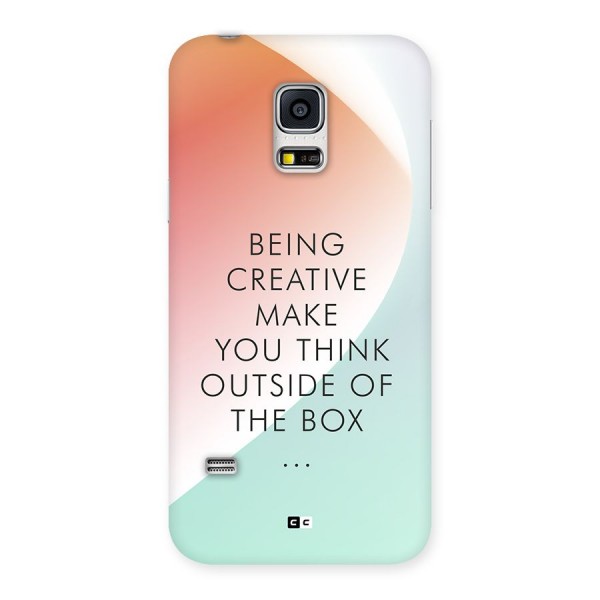 Being Creative Back Case for Galaxy S5 Mini