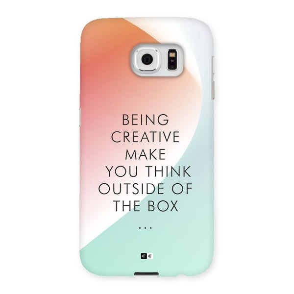 Being Creative Back Case for Galaxy S6