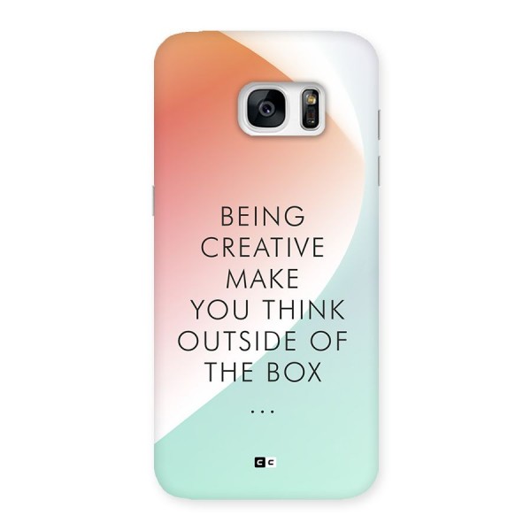 Being Creative Back Case for Galaxy S7 Edge