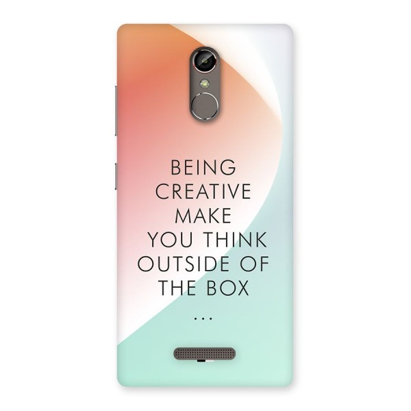 Being Creative Back Case for Gionee S6s