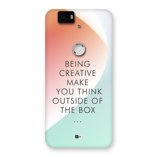 Being Creative Back Case for Google Nexus 6P