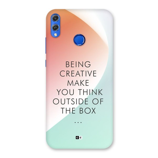 Being Creative Back Case for Honor 8X