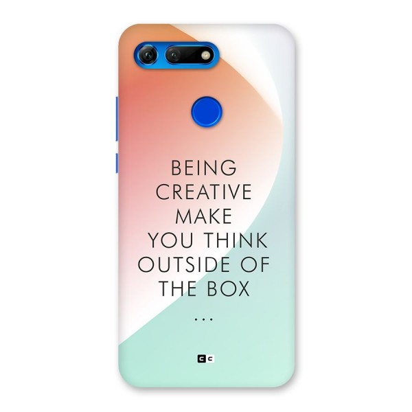 Being Creative Back Case for Honor View 20