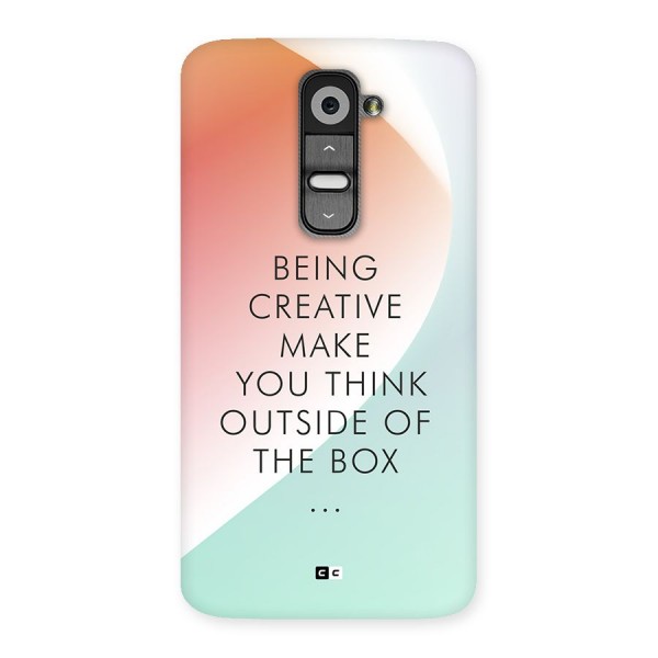 Being Creative Back Case for LG G2