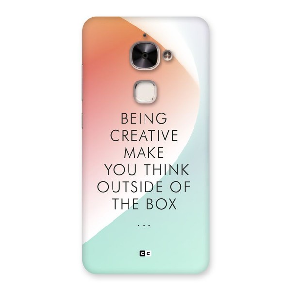 Being Creative Back Case for Le 2