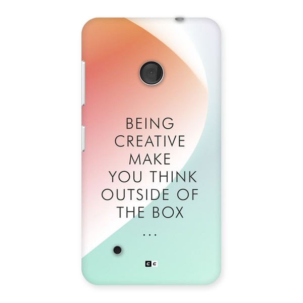 Being Creative Back Case for Lumia 530