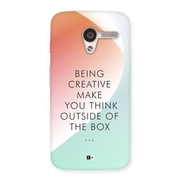 Being Creative Back Case for Moto X