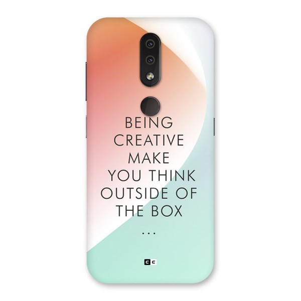 Being Creative Back Case for Nokia 4.2