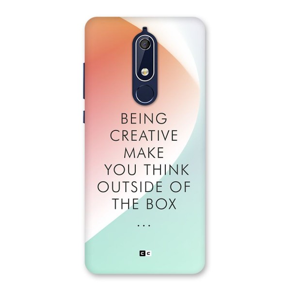 Being Creative Back Case for Nokia 5.1