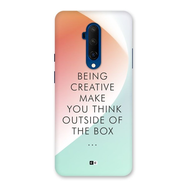 Being Creative Back Case for OnePlus 7T Pro