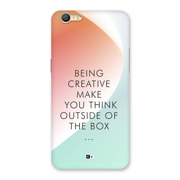 Being Creative Back Case for Oppo A39