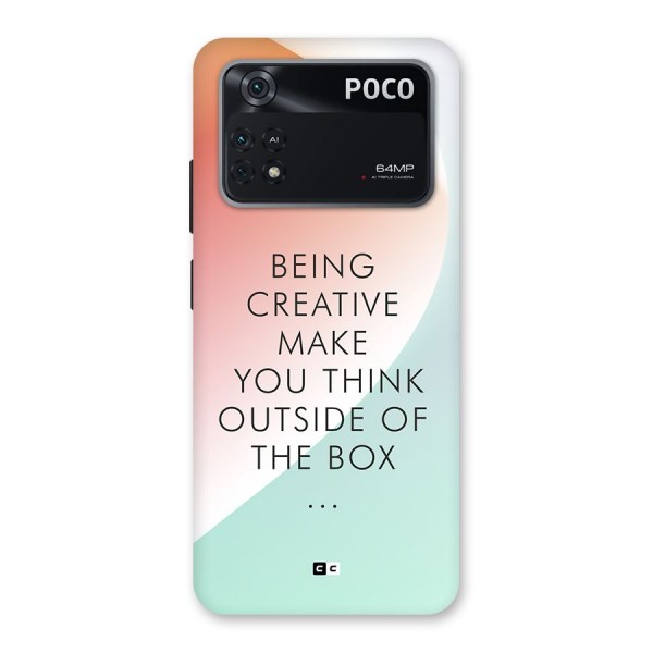 Being Creative Back Case for Poco M4 Pro 4G