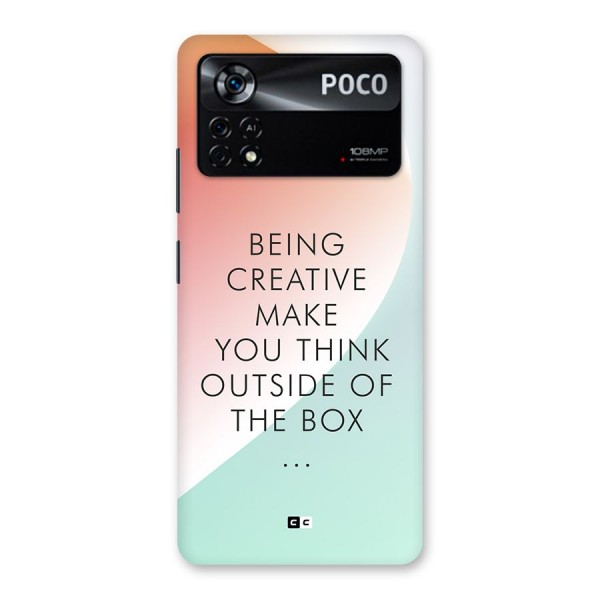 Being Creative Back Case for Poco X4 Pro 5G