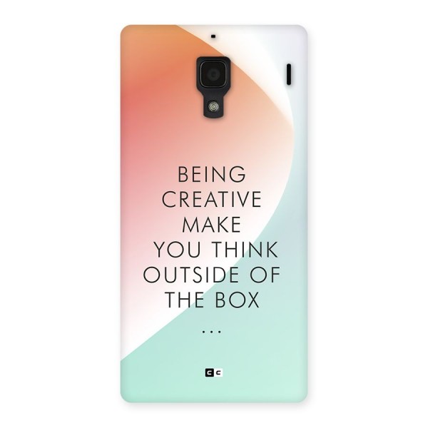 Being Creative Back Case for Redmi 1s