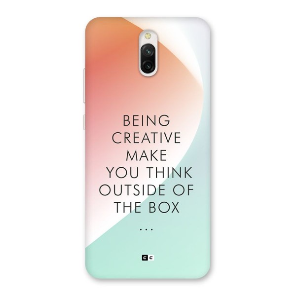 Being Creative Back Case for Redmi 8A Dual