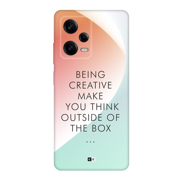 Being Creative Back Case for Redmi Note 12 Pro