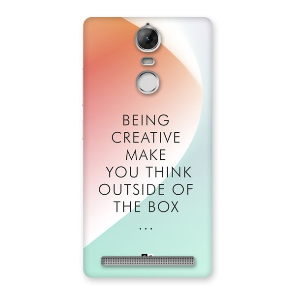 Being Creative Back Case for Vibe K5 Note