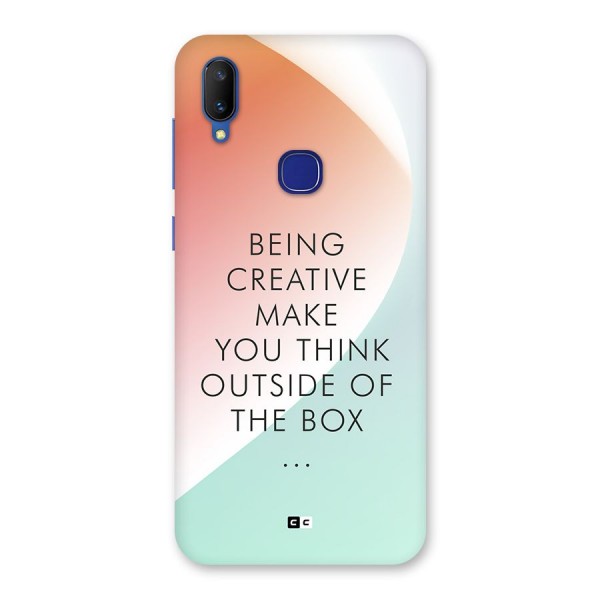 Being Creative Back Case for Vivo V11