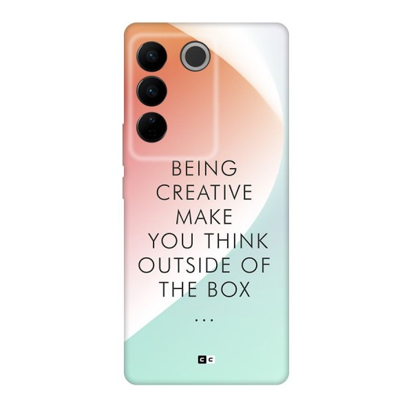 Being Creative Back Case for Vivo V27