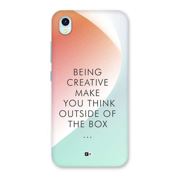 Being Creative Back Case for Vivo Y1s