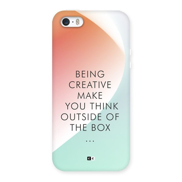 Being Creative Back Case for iPhone 5 5s