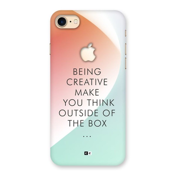 Being Creative Back Case for iPhone 7 Apple Cut