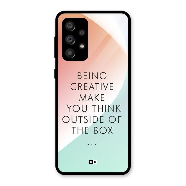 Being Creative Glass Back Case for Galaxy A32