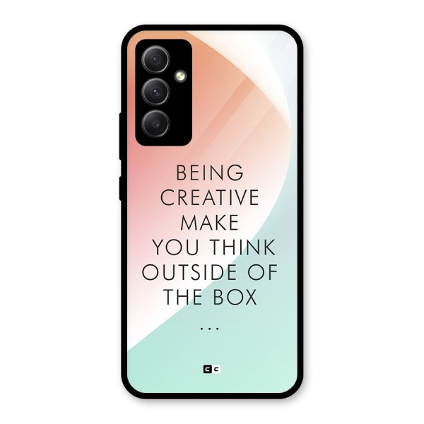 Being Creative Glass Back Case for Galaxy A34