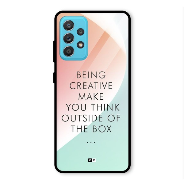 Being Creative Glass Back Case for Galaxy A52