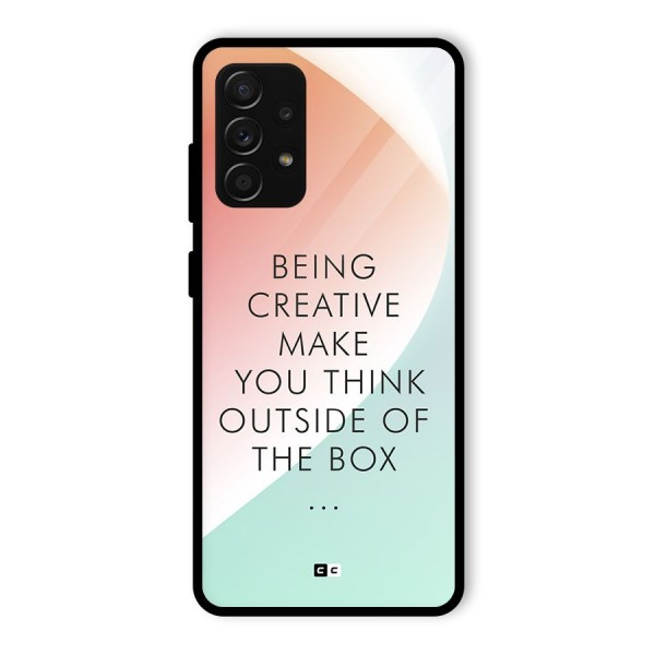 Being Creative Glass Back Case for Galaxy A53 5G