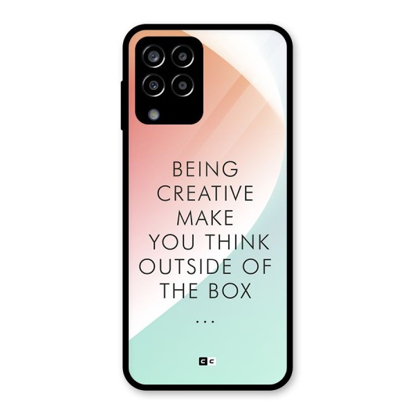 Being Creative Glass Back Case for Galaxy M33