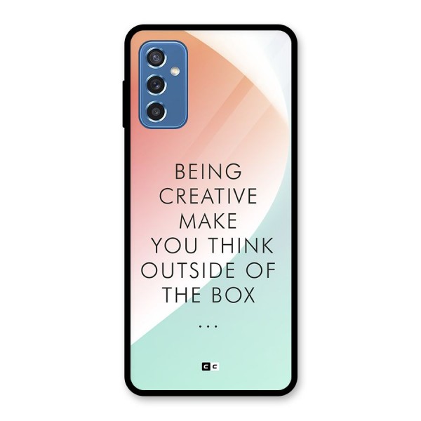 Being Creative Glass Back Case for Galaxy M52 5G