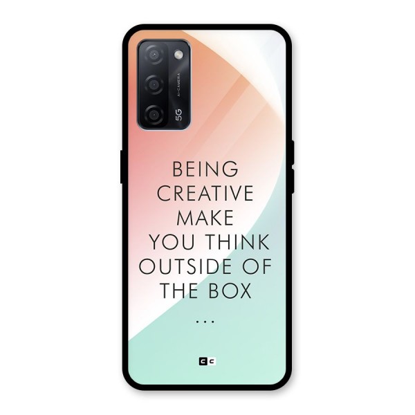 Being Creative Glass Back Case for Oppo A53s 5G