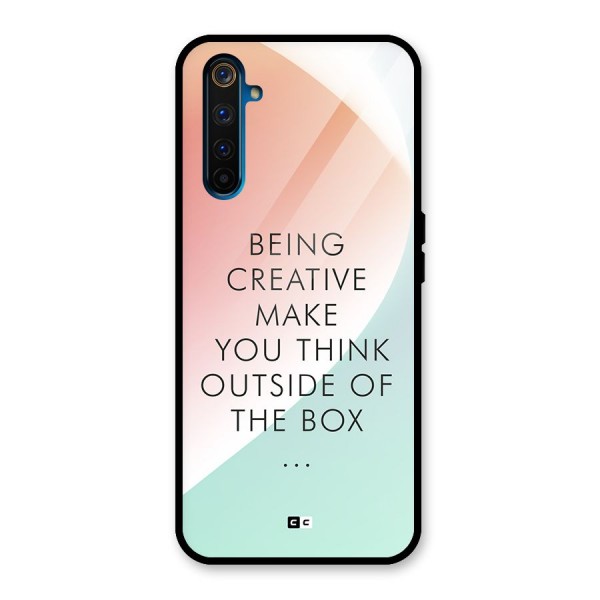 Being Creative Glass Back Case for Realme 6 Pro